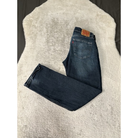 Levis 559 Mens Relaxed Straight Leg Blue Denim Jeans Size 32x32 Pants - Picture 1 of 9